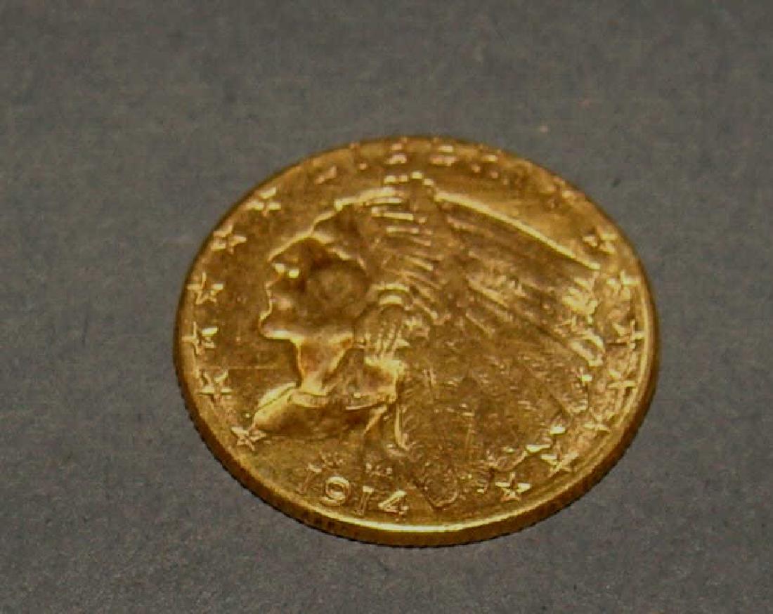 Gold 2.5 Dollar Coin (1 of 2)