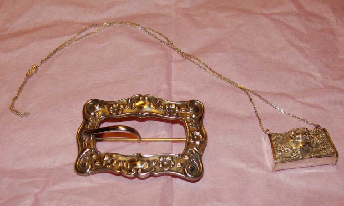 Two Victorian Sterling Silver Jewelry Items (1 of 3)