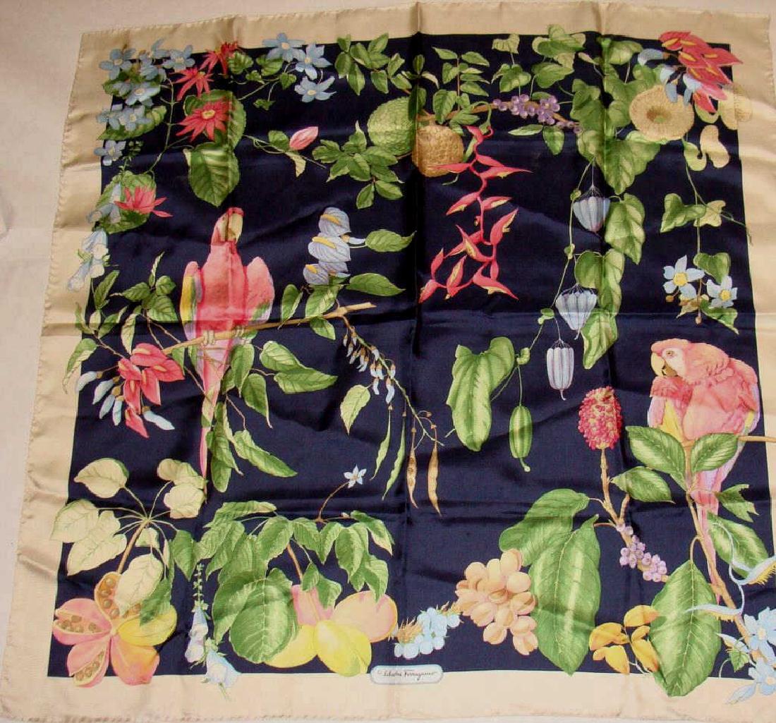 Salvatore Ferragamo Silk Scarf: Designer Silk Scarf
