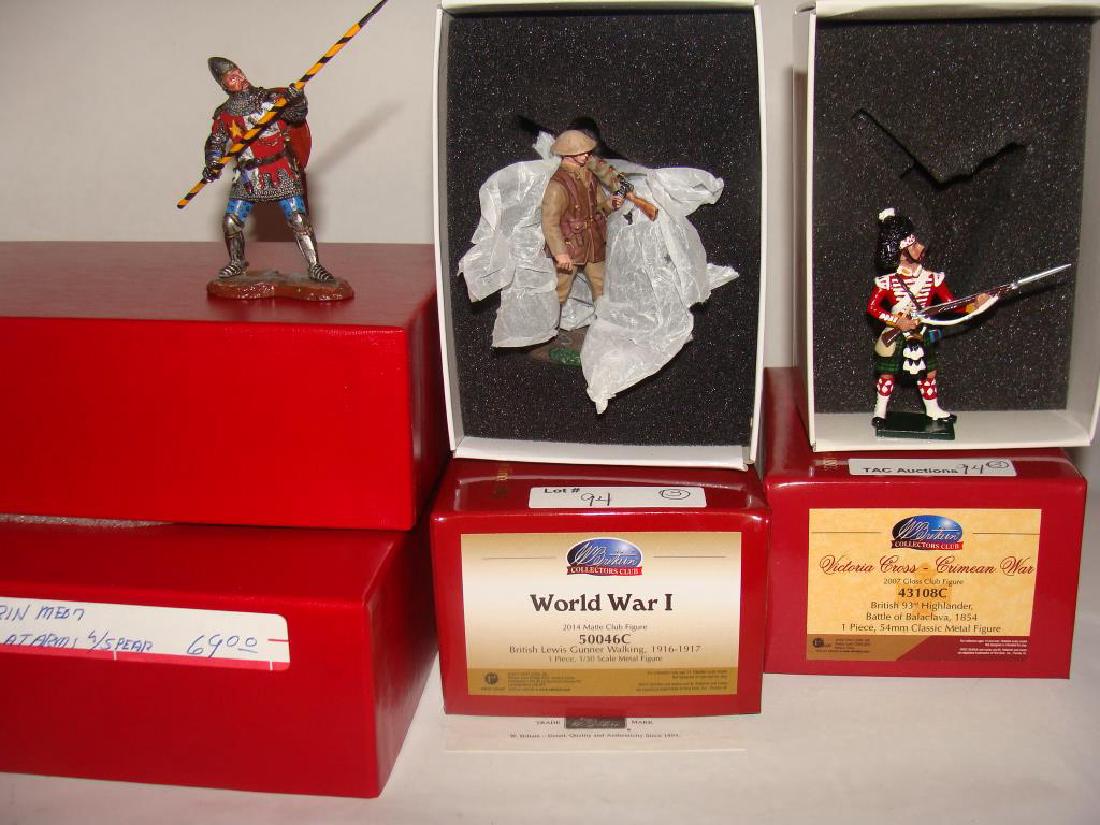 Lot of 3 Britain Toy Soldiers, Man and Spear: 50046C, World War I, 43108C Victoria Cross War, Condition MIB