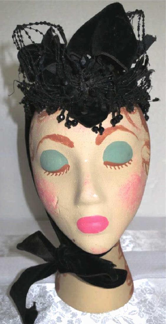 Gay 1890's Bonnet Hat (1 of 4)