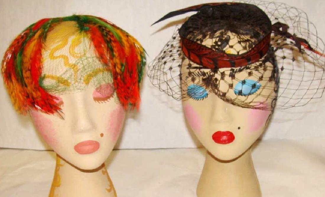 Lot of Two Vintage Whimsy Hats, 1960 (1 of 6)