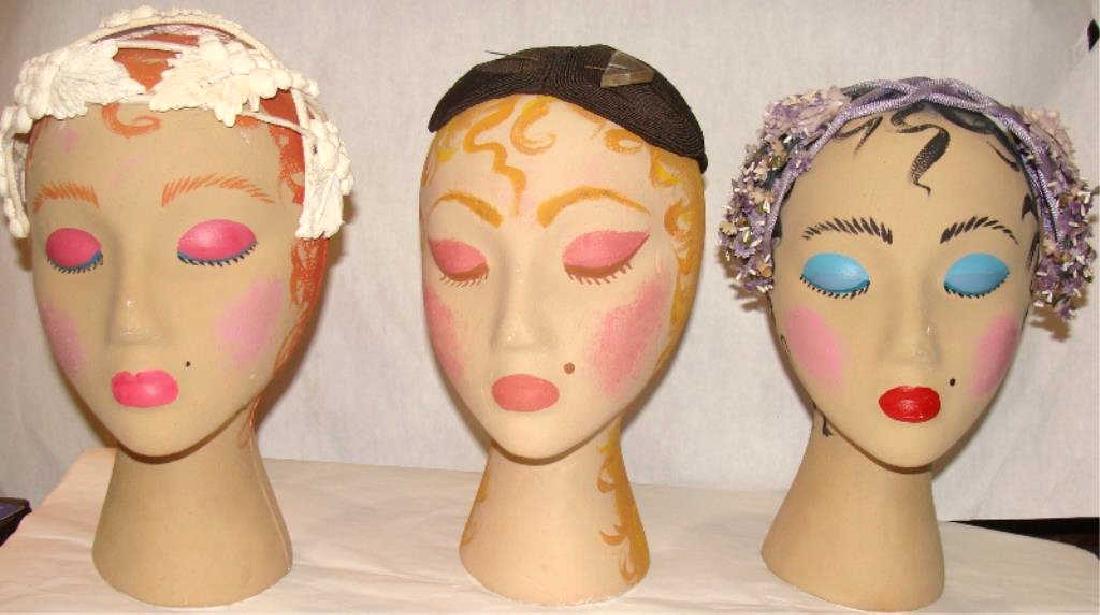 Lot of Three Vintage Headbands, 1940 (1 of 4)