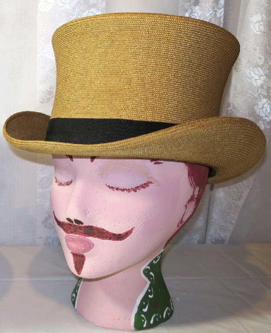 Vintage Men's Straw Top Hat