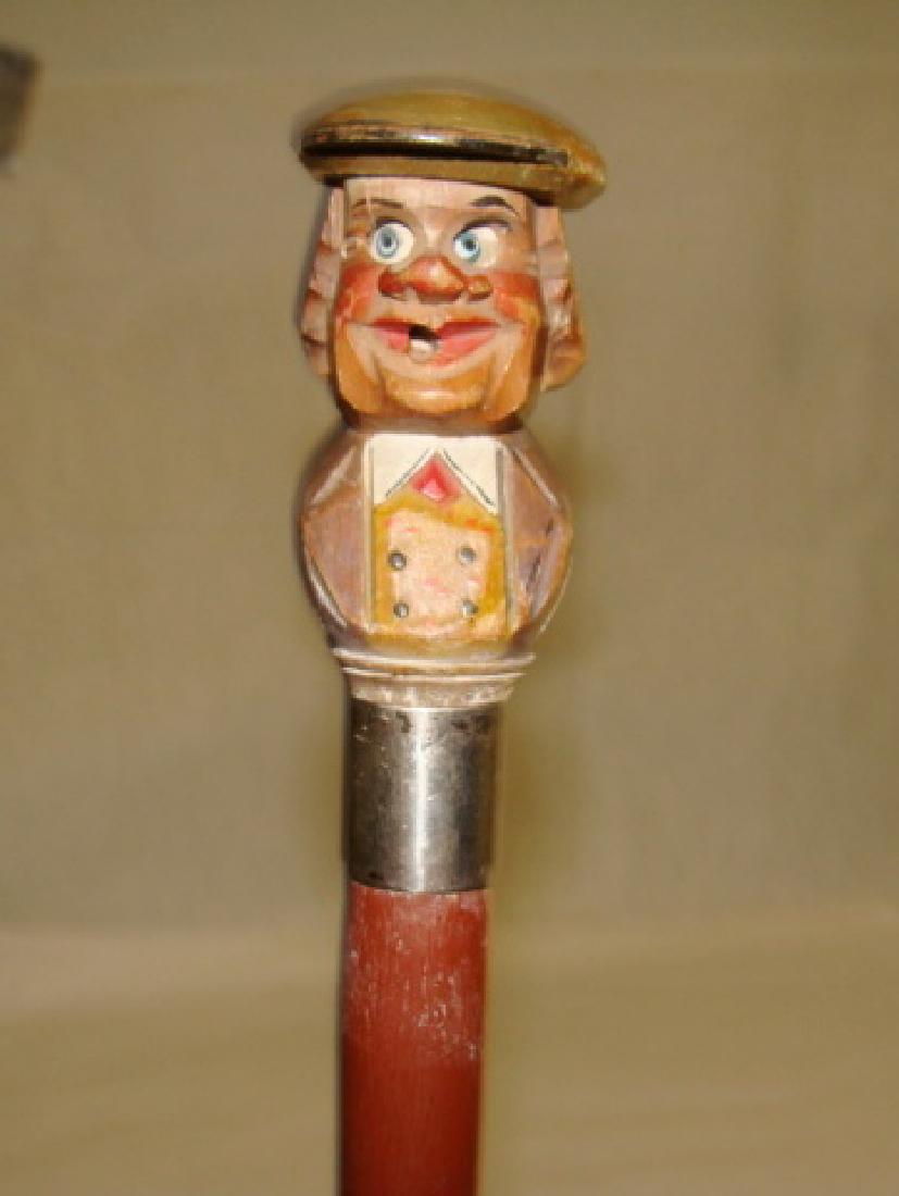Automaton Figural Walking Stick, Cane (1 of 3)