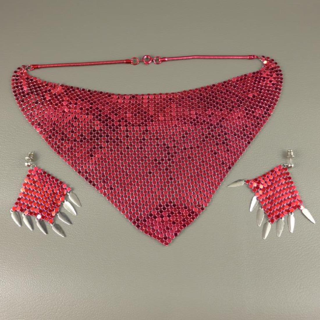 Vintage Metal Mesh Jewelry Set (1 of 3)