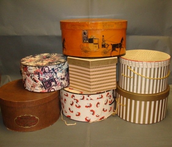 Assorted Lot of Hat Boxes (1 of 2)