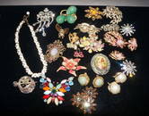 Vintage Jewelry Lot Haskell, Florenza, Coro