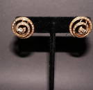 14kt Yellow Gold and Diamond Earrings