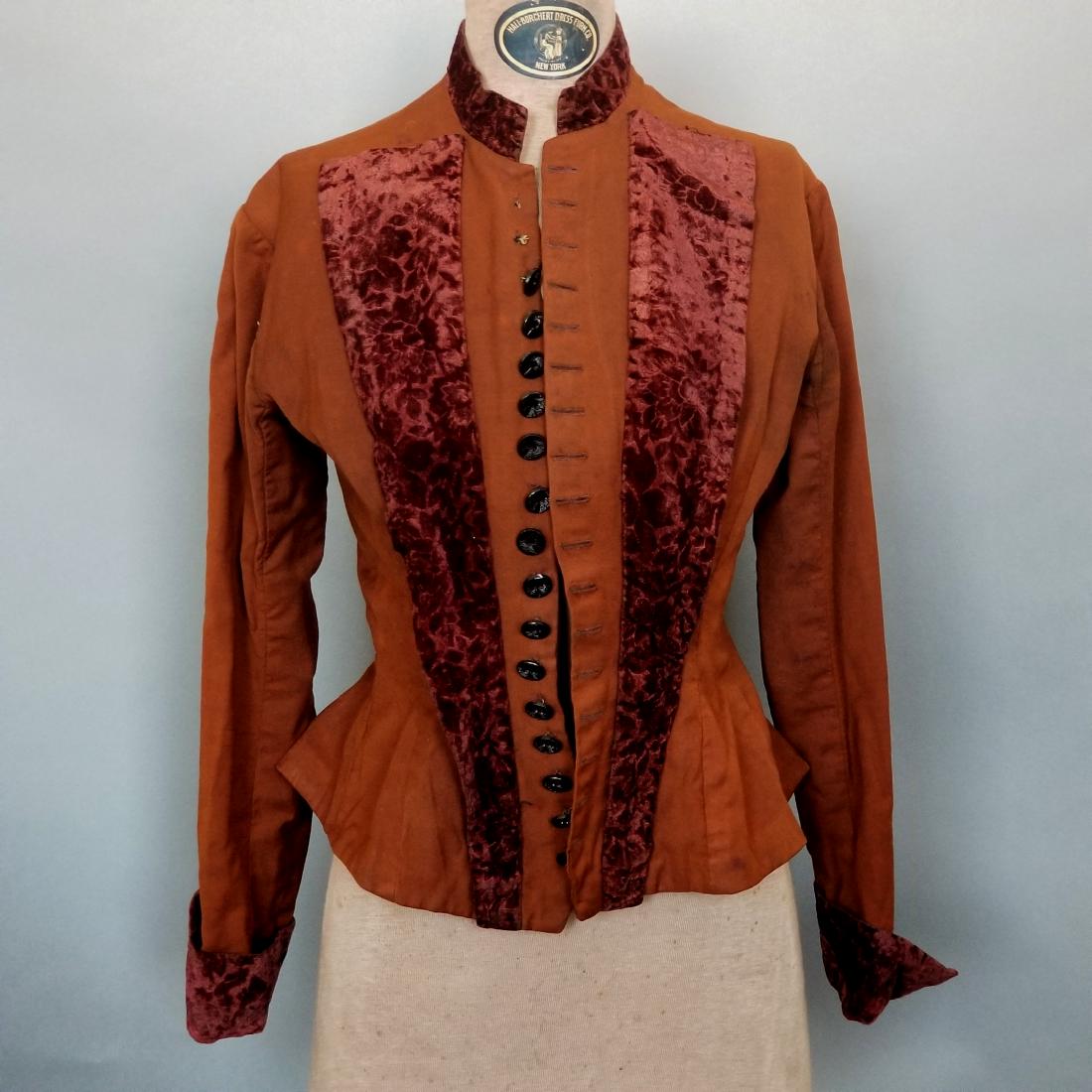 Brown Cotton Velvet Jacket (1 of 7)