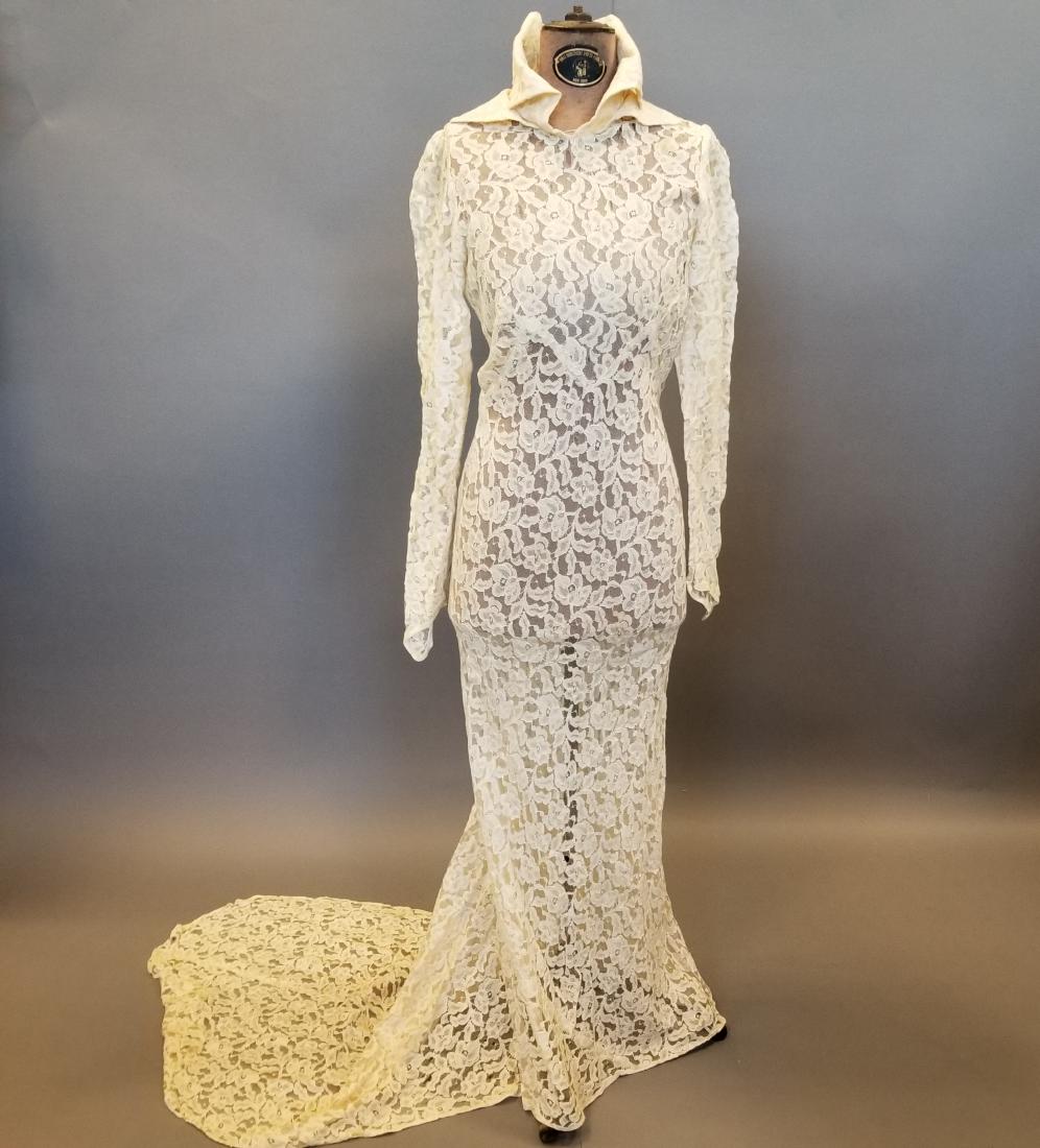Duchess-of-Windsor Style Wedding Dress (1 of 8)
