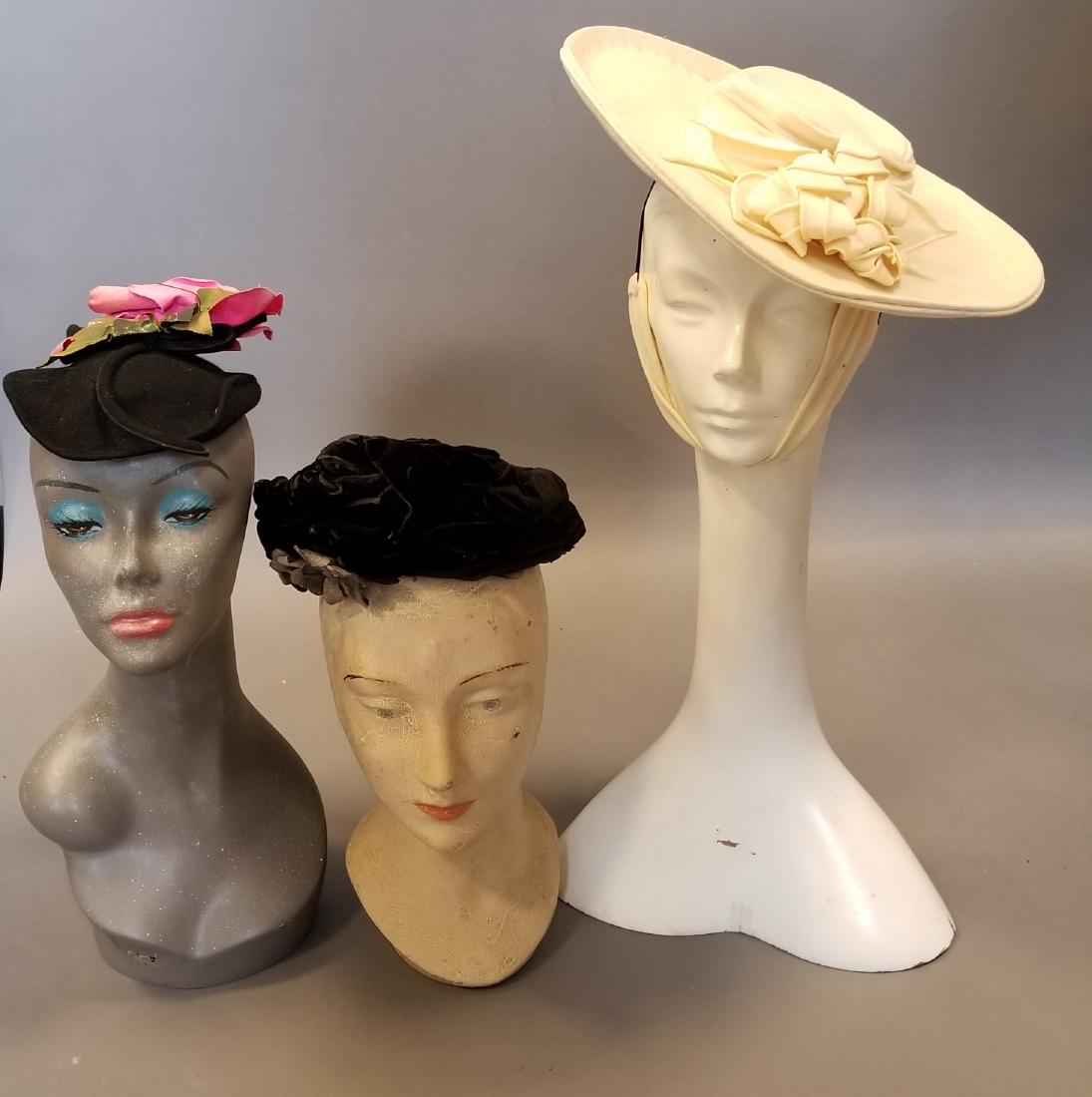 Antique Hat Grouping (1 of 3)