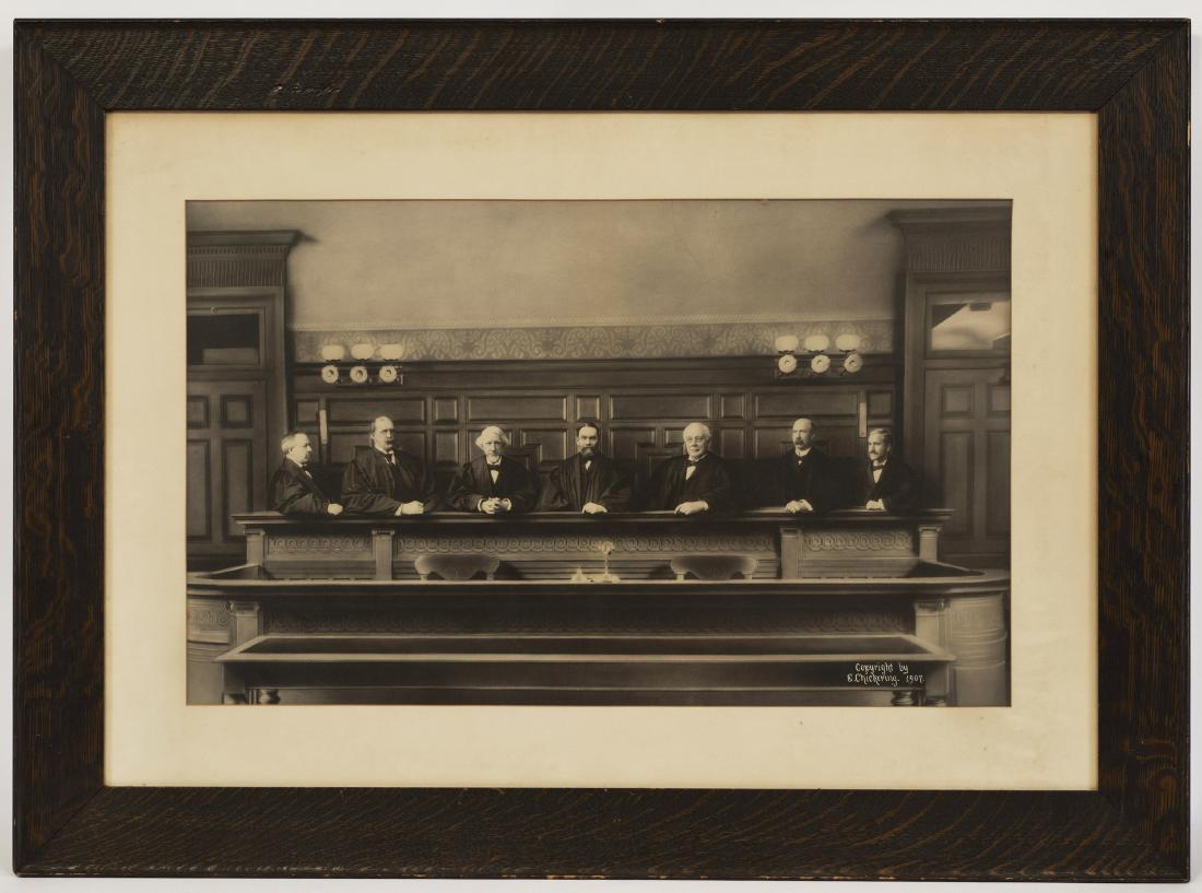 MASSACHUSETTS JUDGES BY ELMER CHICKERING, 1907 (1 of 2)