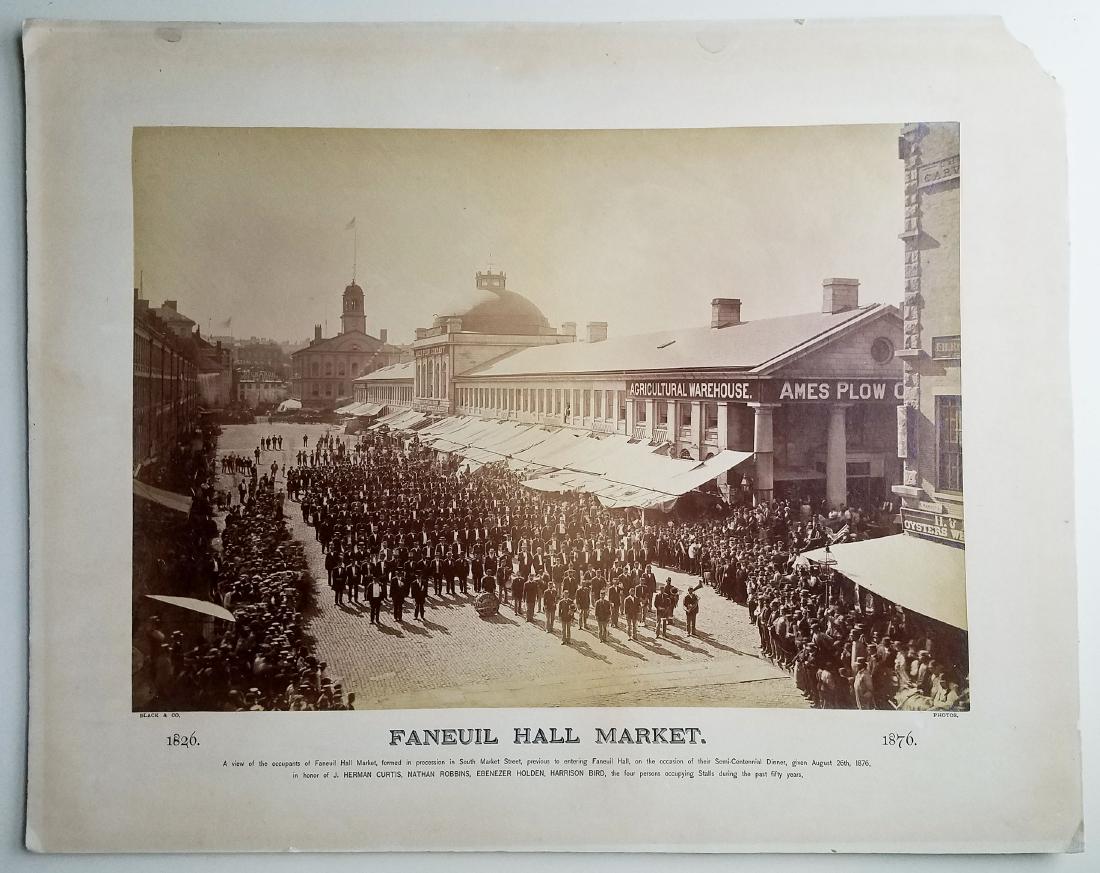 MAMMOTH FANEUIL HALL MARKET 1876 BY BLACK & CO. (1 of 1)