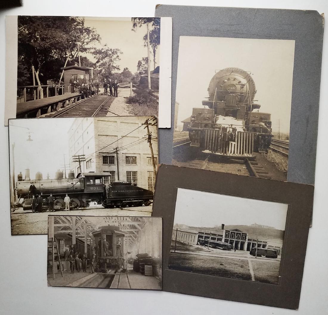 ANTIQUE TRAIN RAILROAD PHOTOS GALORE (1 of 2)