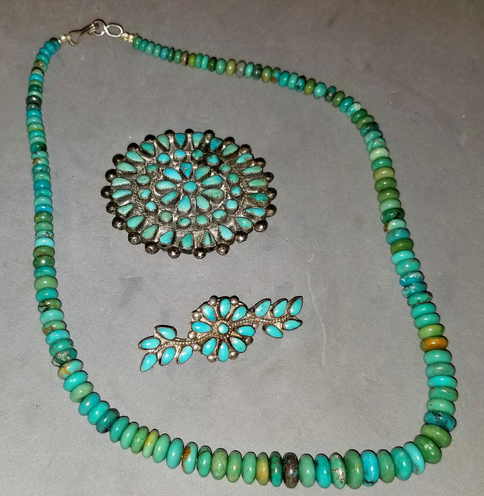 Antique Navajo 3 Piece Jewelry Lot (1 of 3)