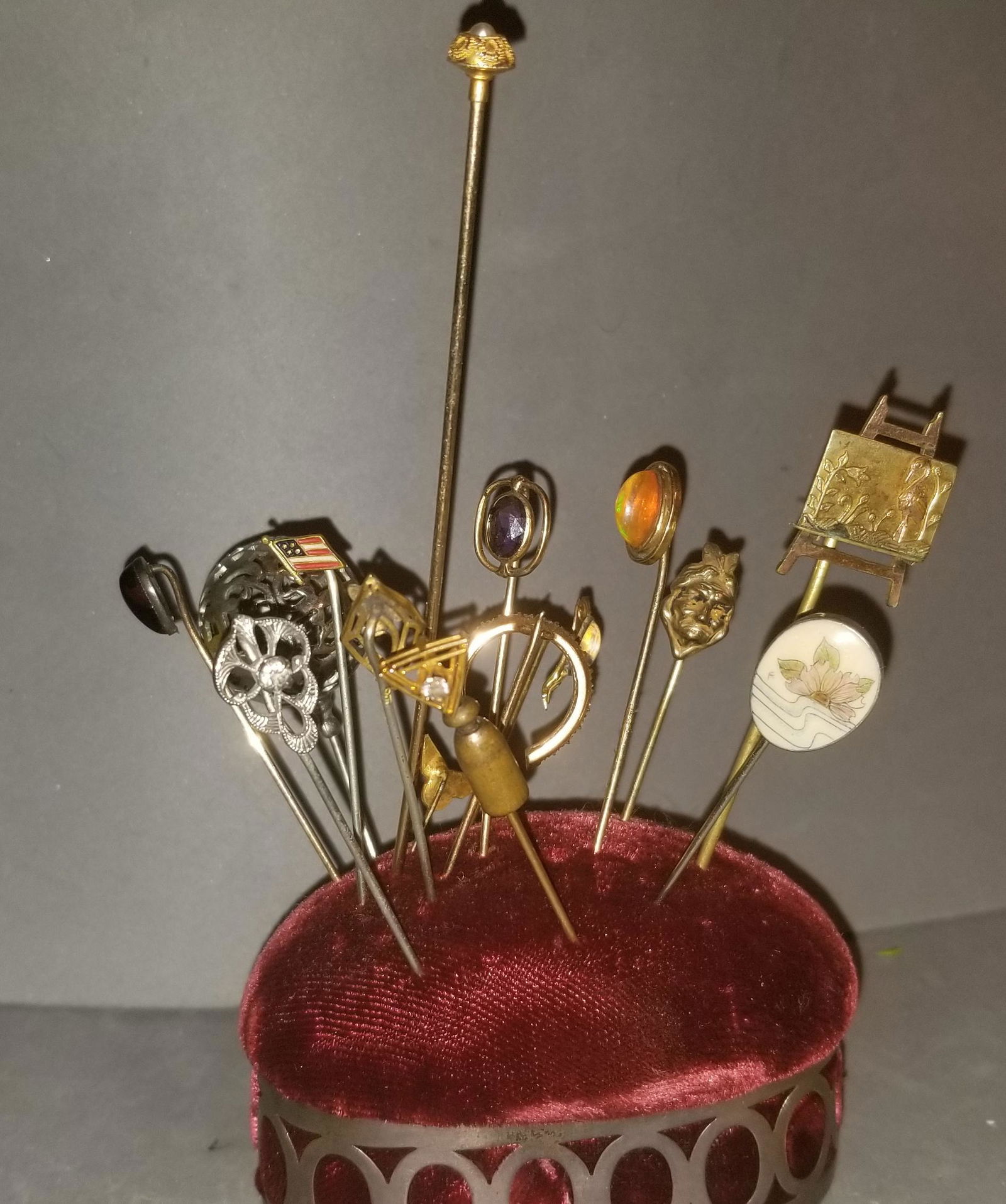 Antique & Vintage Stick Pins Gold (1 of 4)