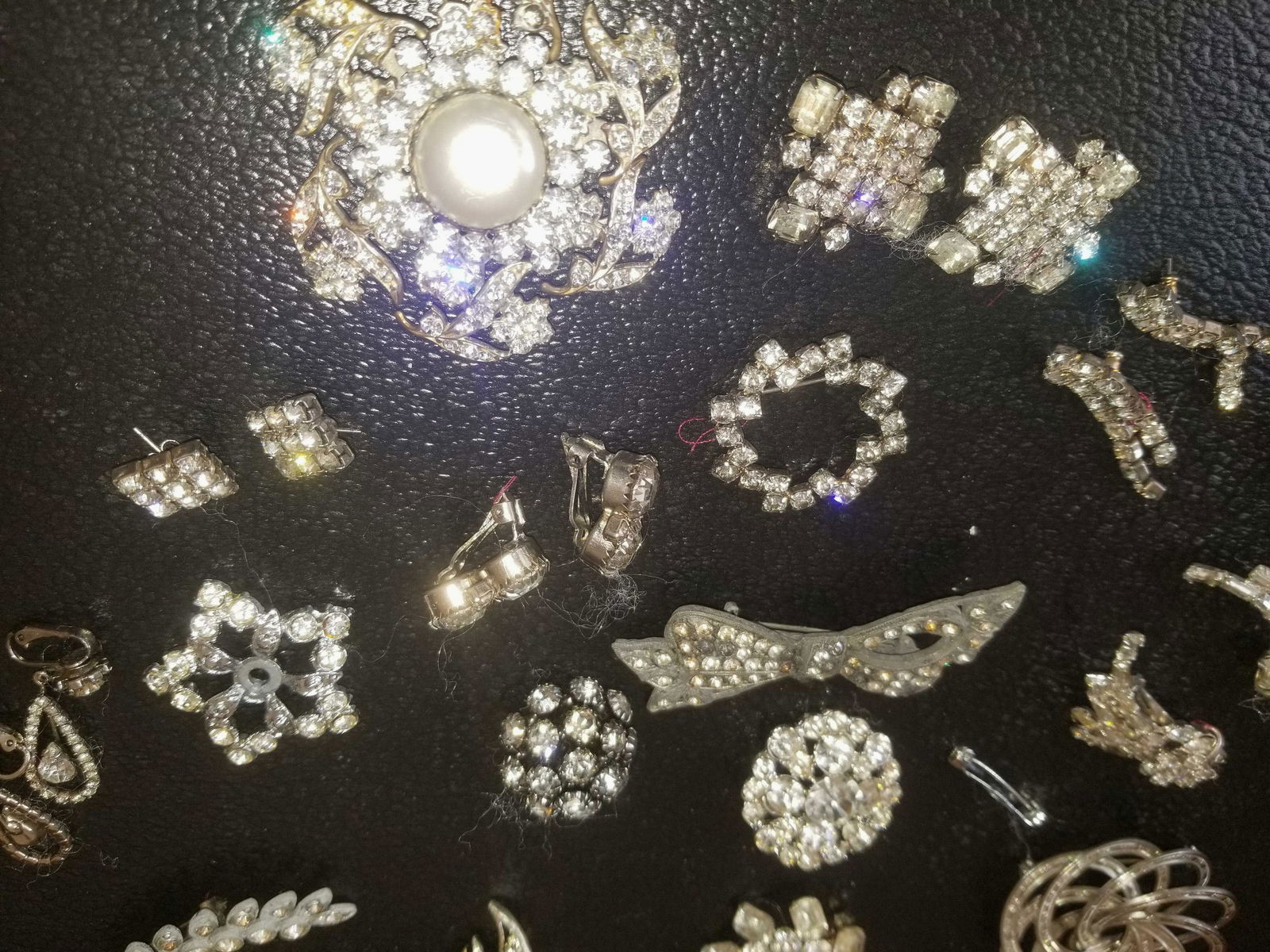 Vintage Rhinestone Jewelry Grouping (1 of 3)