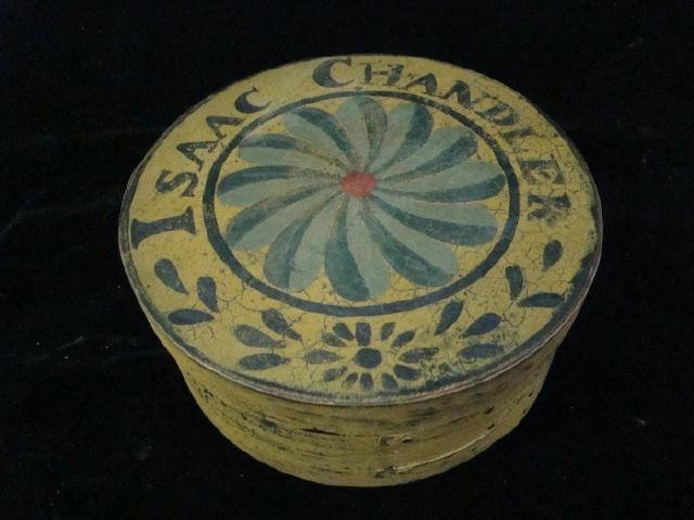 Decorated Pantry Box: with floral motif