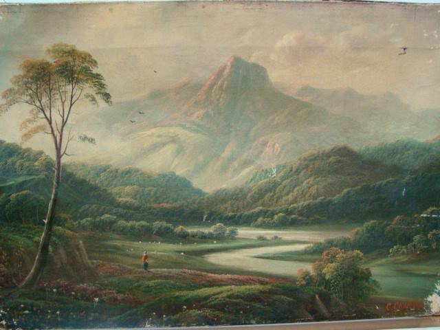 Curtis Graham O/C Landscape: 12" x 18"