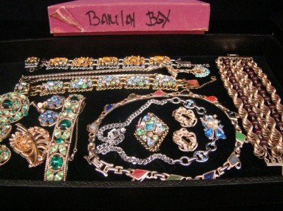 13-Pieces Barclay,: From the Estate of the Secretary to The Owner of the Barclay Co. Pins, Bracelets, Necklaces