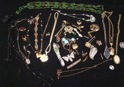 1930's Marcasite Lot: of Mixed Jewelry
