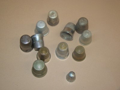 Sterling Thimbles: Lot of 10 vintage thimbles
