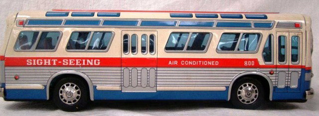 Sight Seeing Friction Power Bus 16'': Modern Toys Condition VG