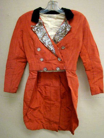 Circus Ring Master Jacket and Top Hat: 2 Pieces 37" x 27"