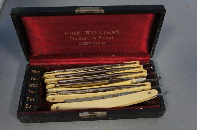 7 Day Shaving Set: John Williams sheffield england