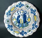 Antique Delft Plate William of Orange