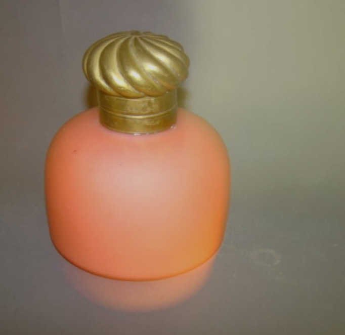 Oversized Ladies French Perfume Bottle: 5.24" x 5" Condition no liner