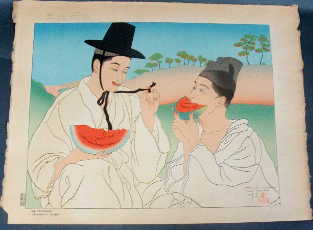 Paul Jacoulet, Les Pasteques (1 of 1)