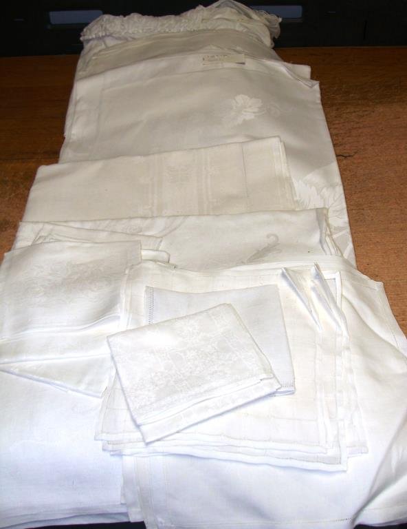 Assorted Lot of Fine Linens Embroidered, Etc. (1 of 3)