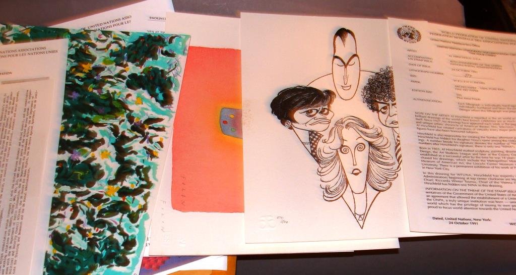 World Federation United Nations Etchings Lot (1 of 3)