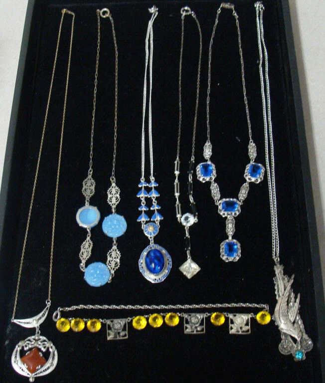 Grouping of Vintage Art Deco and Czech Necklaces (1 of 3)