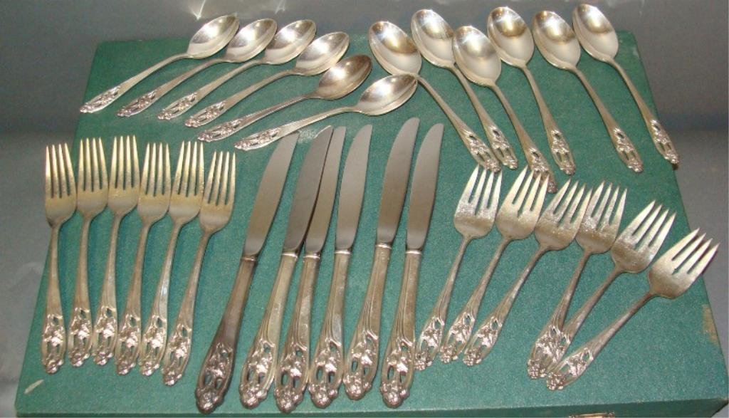 International Sterling Silver Flatware Set, Iris (1 of 4)