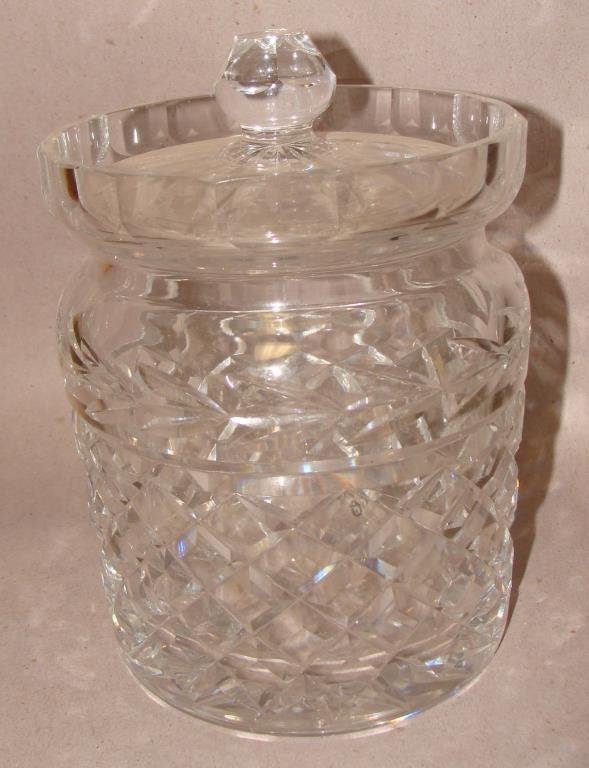 Vintage Waterford Crystal Biscuit Jar (1 of 2)