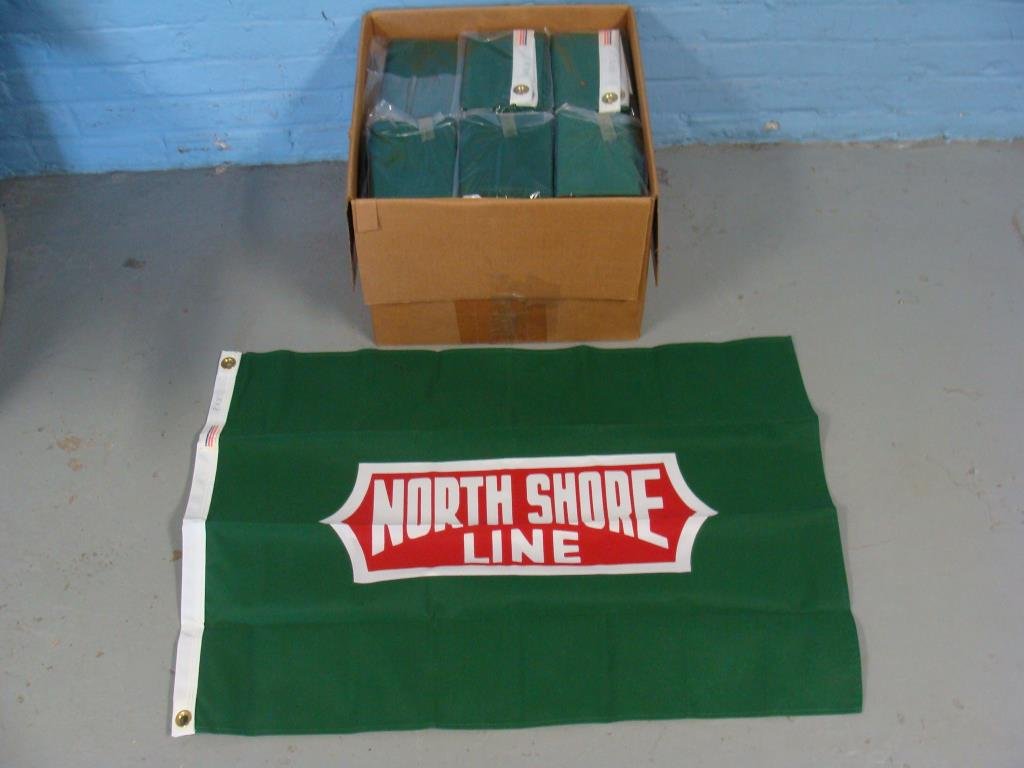 Large Lot of Misc North ShoreLines  Railroad Flags (1 of 2)