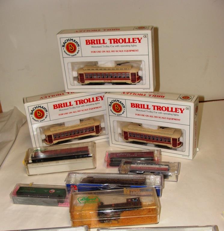 Lot of Bachmann  Street Brill Trolley (1 of 3)