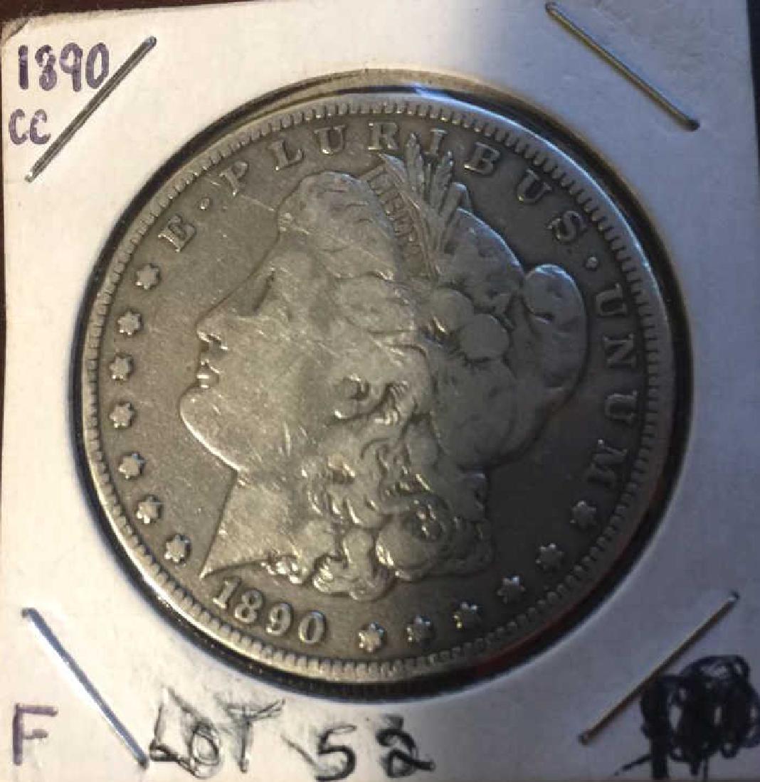1890 CC Morgan Silver Dollar (1 of 1)