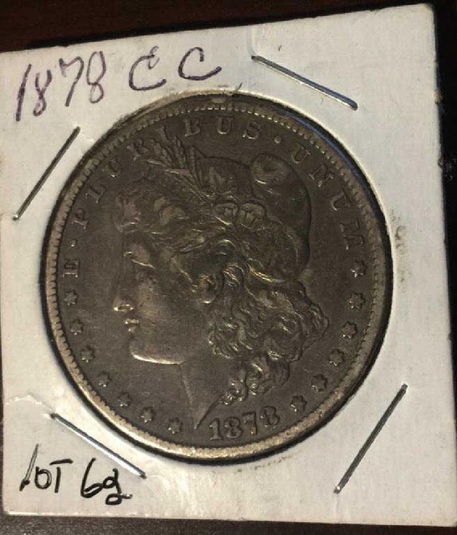 1878 CC Morgan Silver Dollar (1 of 1)