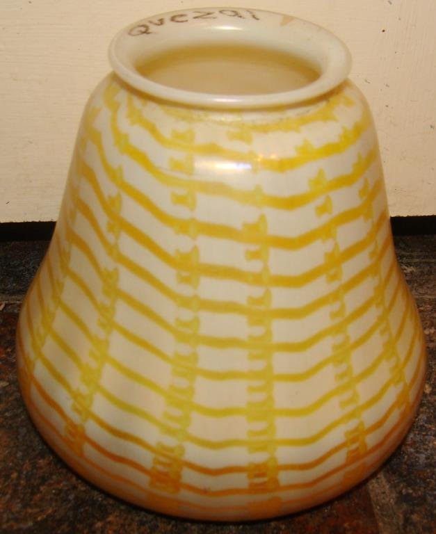 Quezal Art Glass Shade (1 of 4)