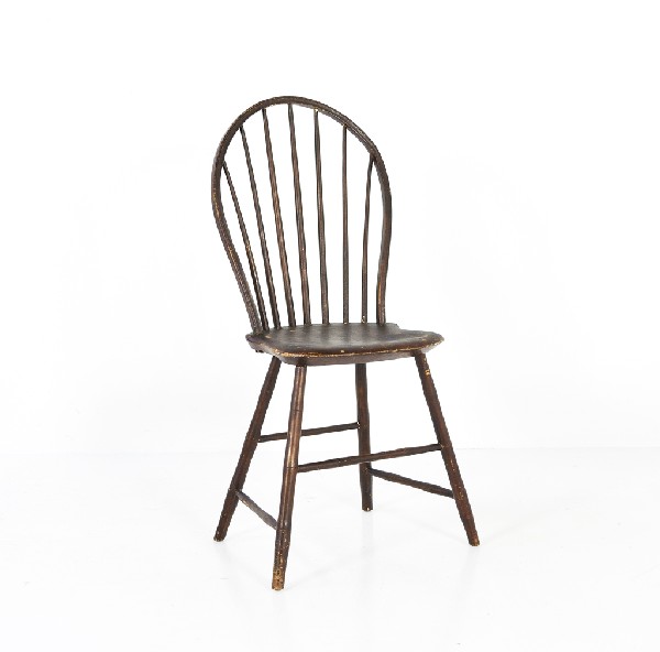 Antique Windsor Style Chair: Antique Windsor Style Chair Height 38 in; width 17 in; depth 13 in