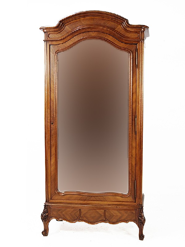 A LOUIS XV WALNUT ARMOIRE France Nineteenth Centur: A LOUIS XV WALNUT ARMOIRE France Nineteenth Century 87 x 41 x 20 inches