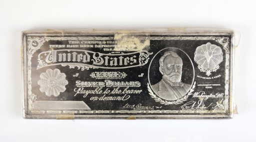 15 One Troy Pound Of Silver 5 Certificate See Sold Price