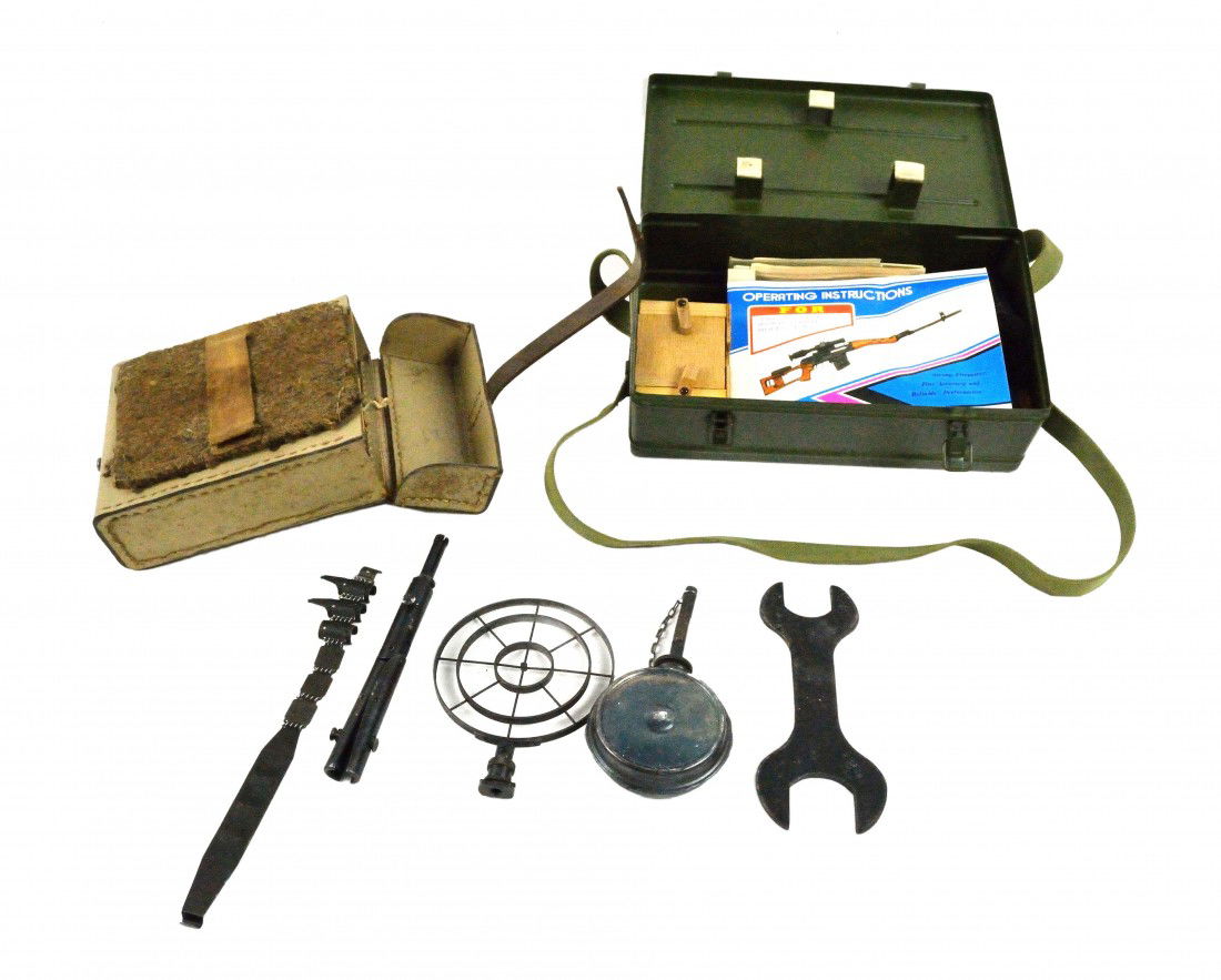 A BOX OF GUN PARTS AND BOX OF PARTS & INSTRUCTIONS: A BOX OF GUN PARTS AND BOX OF PARTS & INSTRUCTIONS 4 x 11 x 1 inches