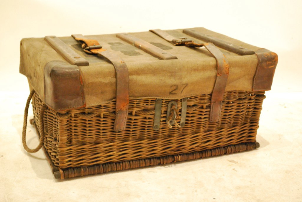 A FRENCH TRUNK: A FRENCH TRUNK 13 x 26 x 19 inches