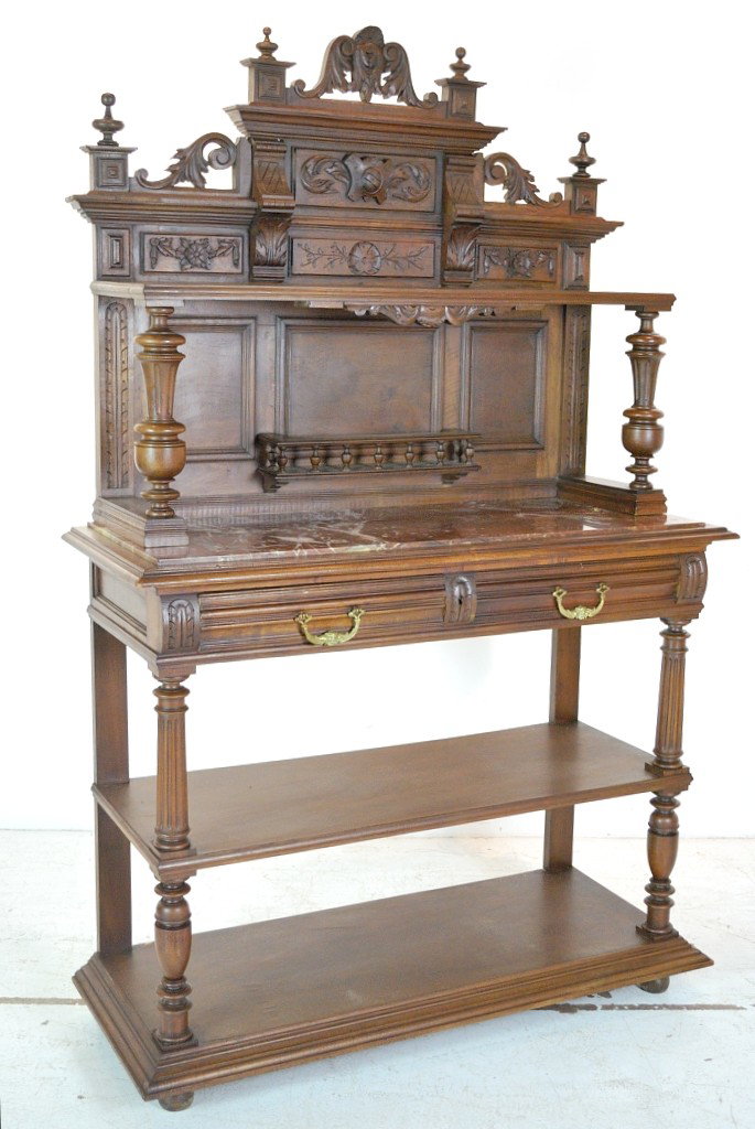 A HENRI II SIDEBOARD: A HENRI II SIDEBOARD