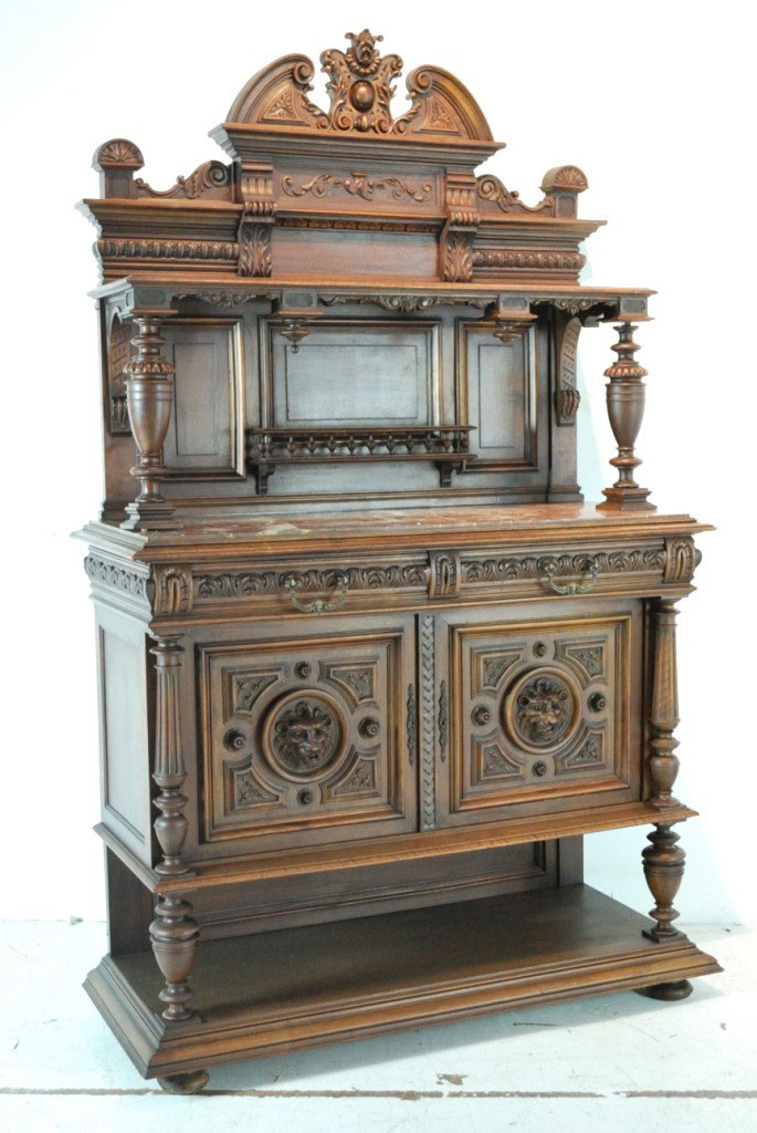 A HENRI II SIDEBOARD: A HENRI II SIDEBOARD
